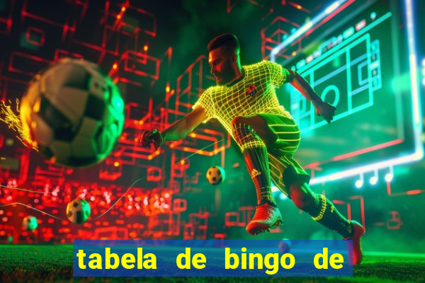 tabela de bingo de 1 a 100